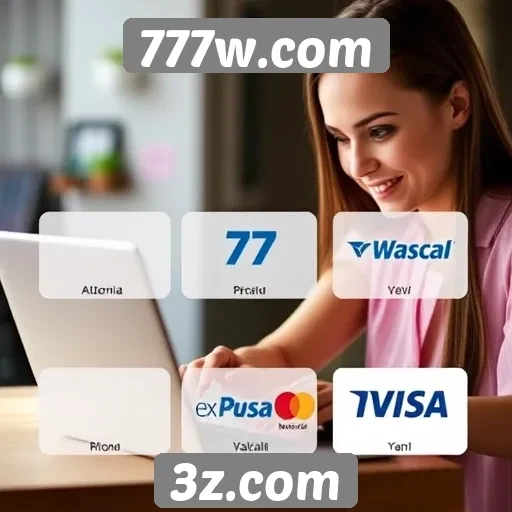 Opções de pagamento disponíveis no 777w